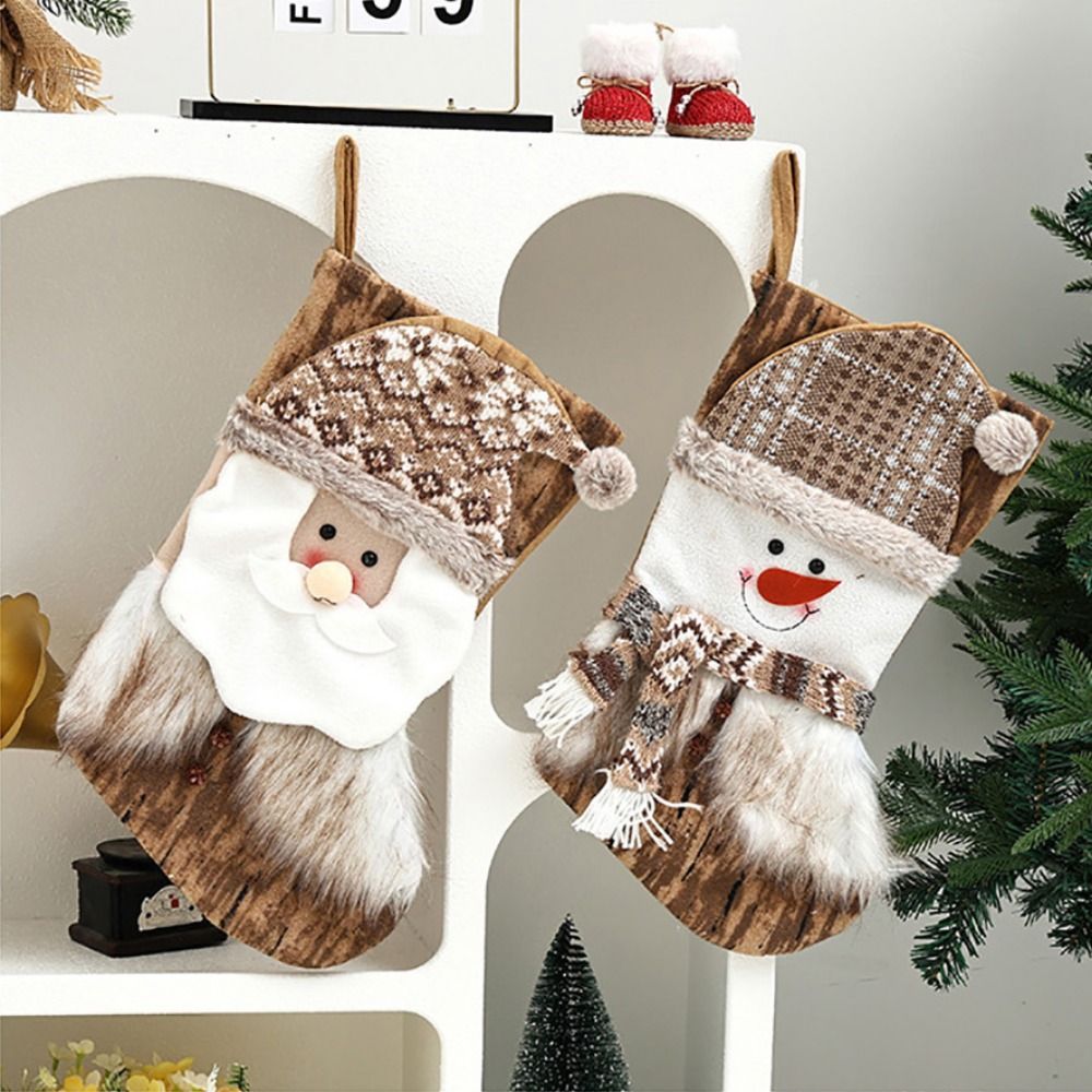 ถุงเท้าคริสต์มาสลายการ์ตูน ซาน - Christmas Stocking Hanging บทวิจารณ์และราคา
