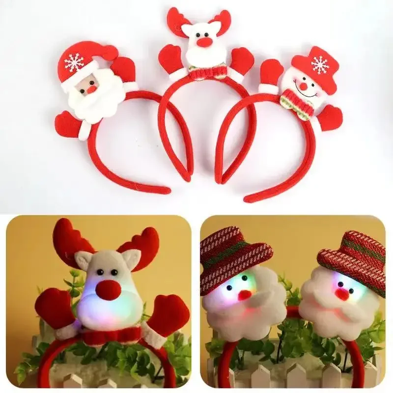 ที่คาดผมกวางเรนเดียร์เรืองแสง  - Reindeer Antlers Headband บทวิจารณ์และราคา