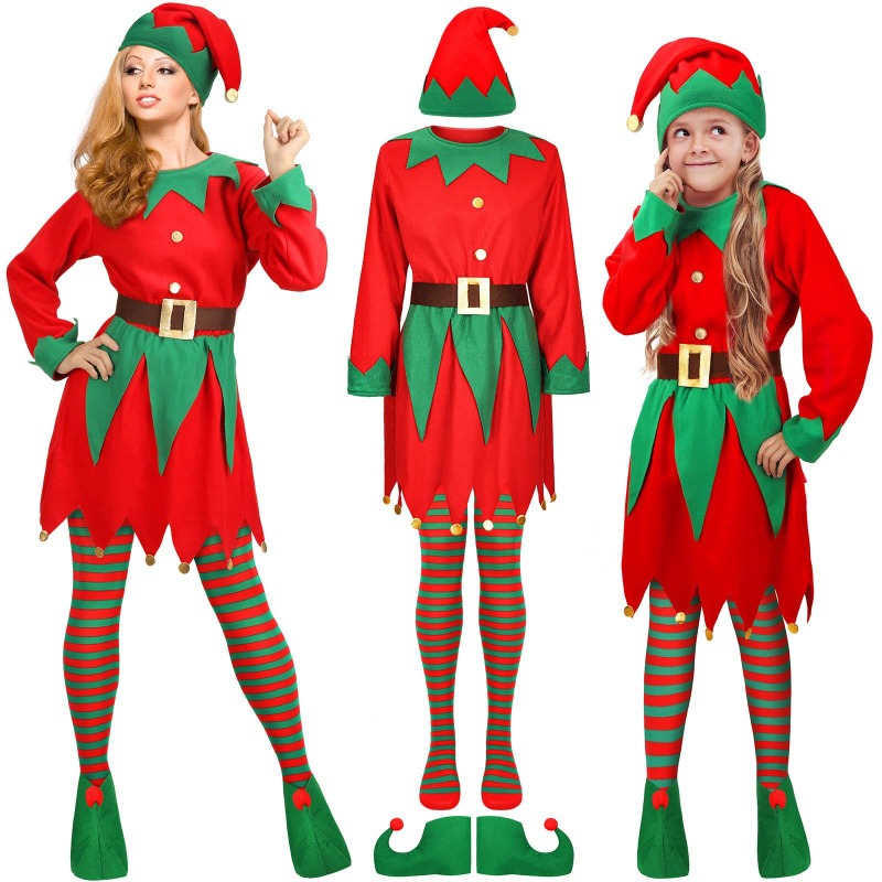 ชุดคอสตูมคริสต์มาสสำหรับผู้ใหญ - Elf Costume Christmas บทวิจารณ์และราคา