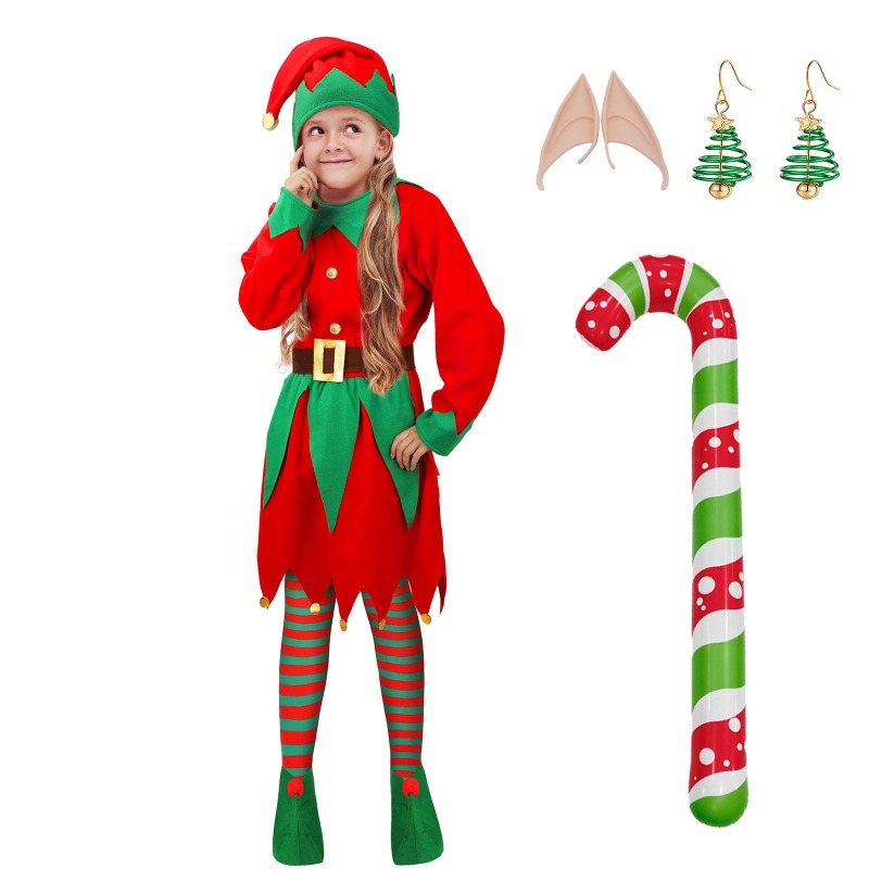 ชุดคอสตูมคริสต์มาสสำหรับผู้ใหญ - Elf Costume Christmas บทวิจารณ์และราคา