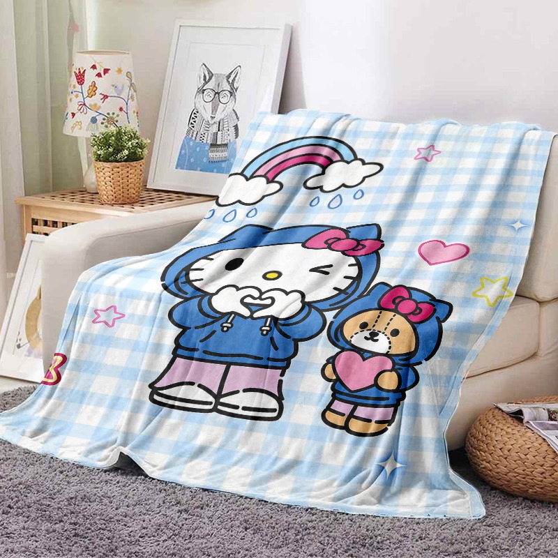 ผ้าห่มซานริโอ ลายเฮลโลคิตตี้แล - Christmas Throw Blanket บทวิจารณ์และราคา