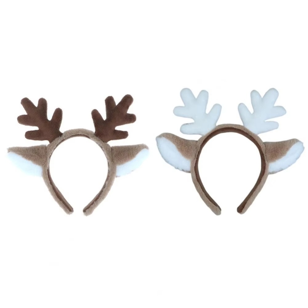 ที่คาดผมคริสต์มาสแบบนุ่มฟู อุป - Reindeer Antlers Headband บทวิจารณ์และราคา