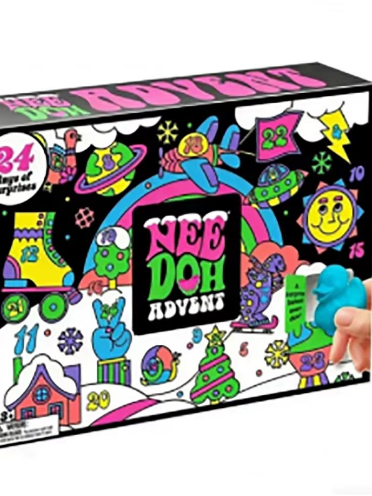 24 ชิ้น นี-ดอห์ สควีชฟิดเจ็ต ก - Advent Calendar Gift บทวิจารณ์และราคา
