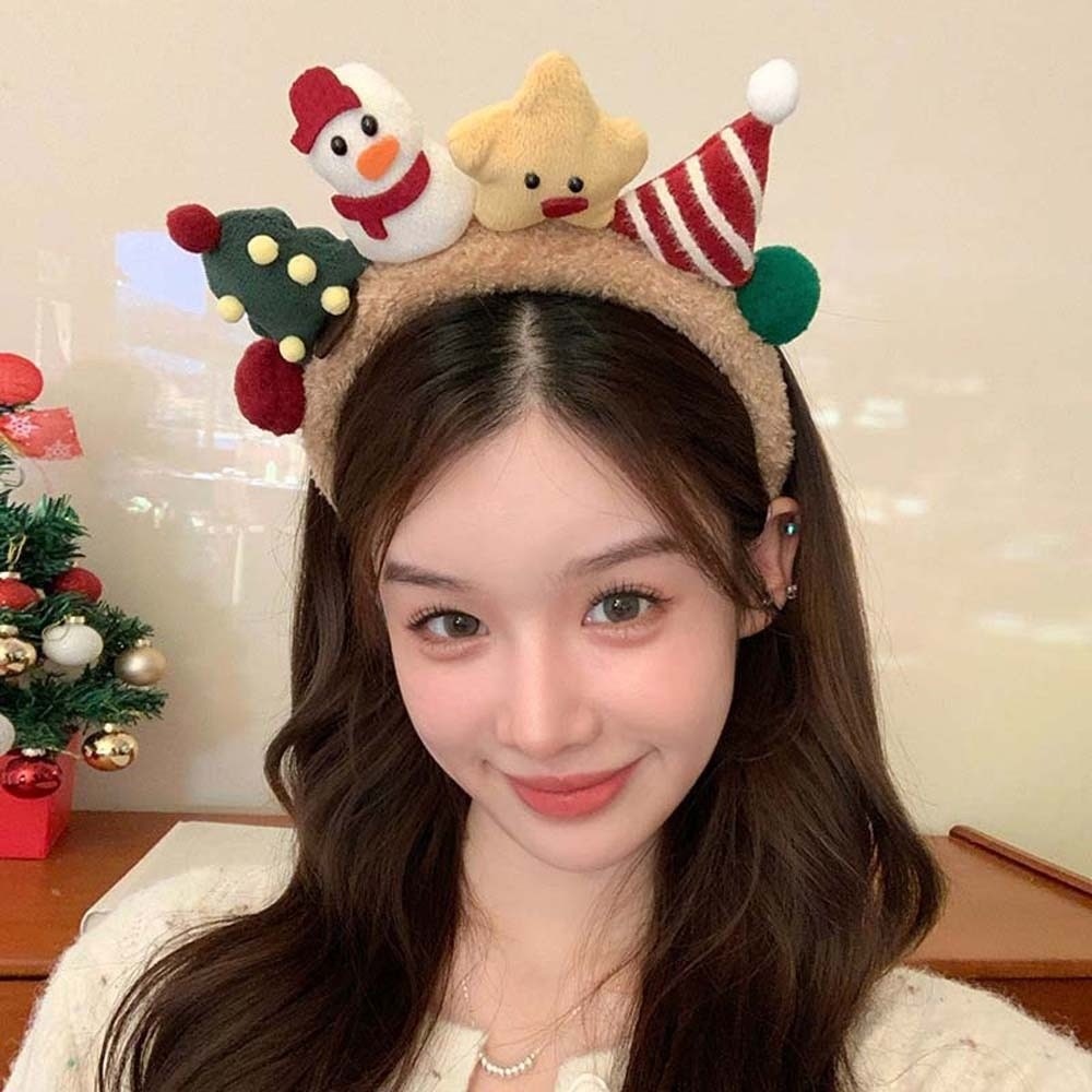 ที่คาดผมคริสต์มาสเนื้อผ้านุ่ม  - Reindeer Antlers Headband บทวิจารณ์และราคา