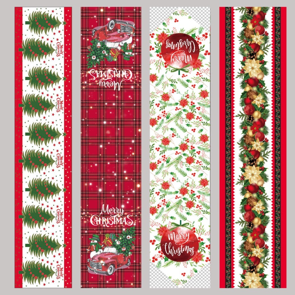 ผ้าปูโต๊ะลายธีมคริสต์มาส ลายซา - Christmas Table Runner บทวิจารณ์และราคา