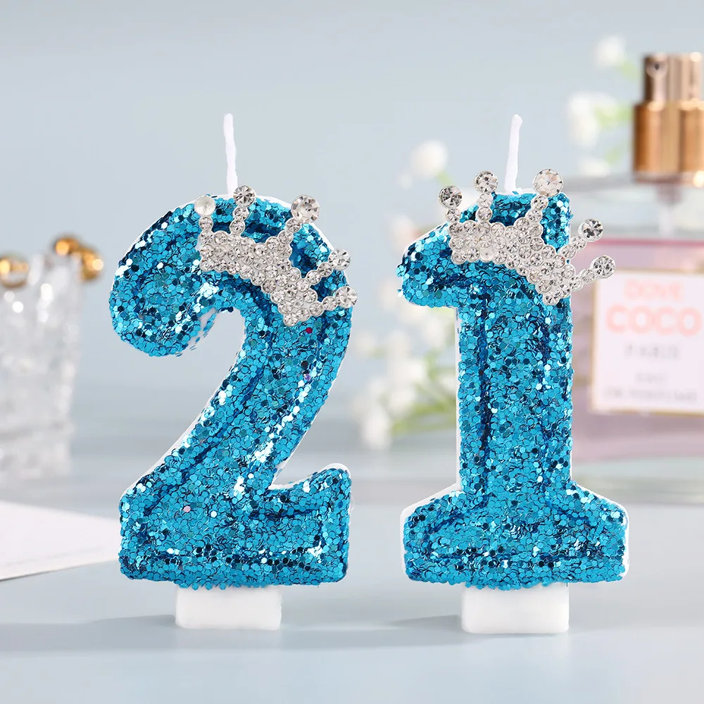 เทียนวันเกิดรูปมงกุฎสีน้ำเงิน  - Holiday Candle Set บทวิจารณ์และราคา