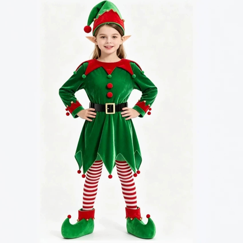ชุดแฟนซีคริสต์มาสสำหรับเด็กชาย - Elf Costume Christmas บทวิจารณ์และราคา