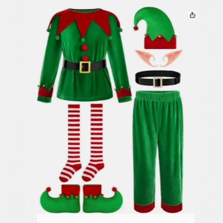 ชุดแฟนซีคริสต์มาสสำหรับเด็กชาย - Elf Costume Christmas บทวิจารณ์และราคา