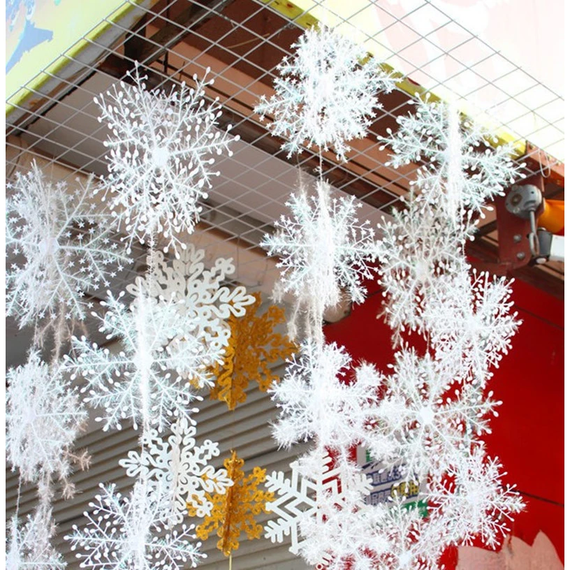 30 ชิ้น เครื่องประดับเกล็ดหิมะ - Christmas Tree Artificial บทวิจารณ์และราคา