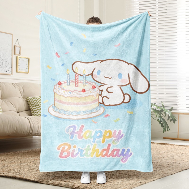 ผ้าห่มซานริโอ ซินนามอโรล ผ้าห่ - Christmas Throw Blanket บทวิจารณ์และราคา