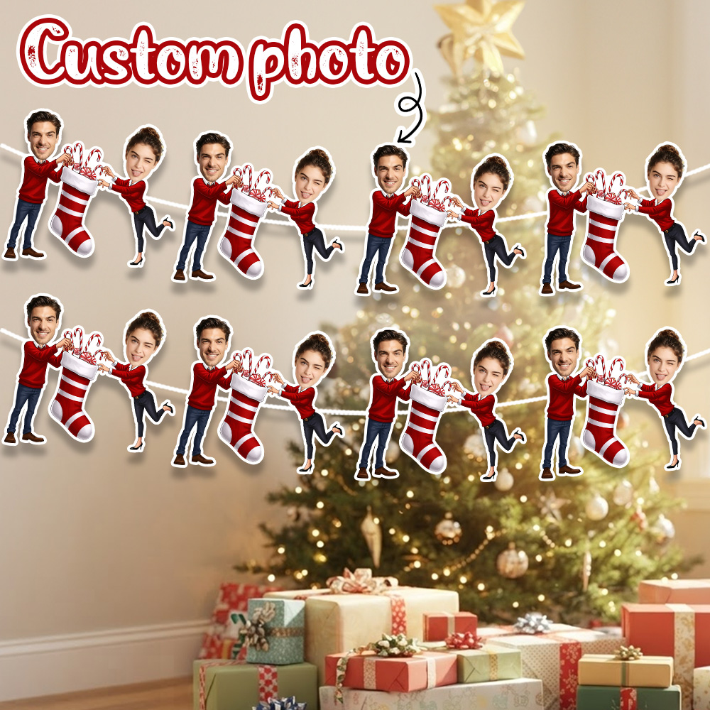 8/16/24 ชิ้น ถุงเท้าคริสต์มาสพ - Christmas Stocking Hanging บทวิจารณ์และราคา
