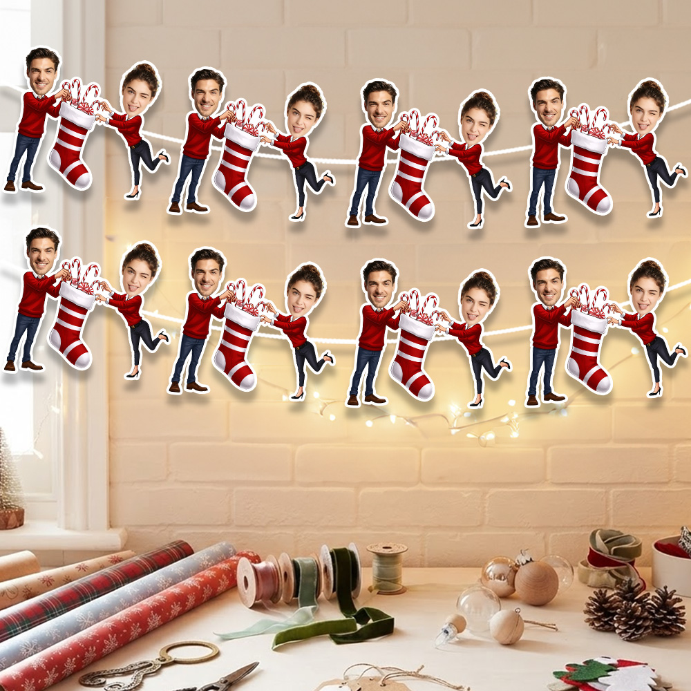 8/16/24 ชิ้น ถุงเท้าคริสต์มาสพ - Christmas Stocking Hanging บทวิจารณ์และราคา