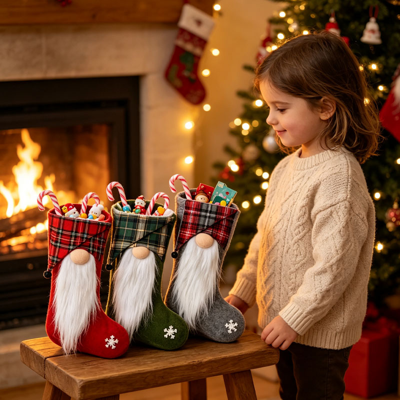 ถุงของขวัญคริสต์มาสสำหรับเด็ก  - Christmas Stocking Hanging บทวิจารณ์และราคา